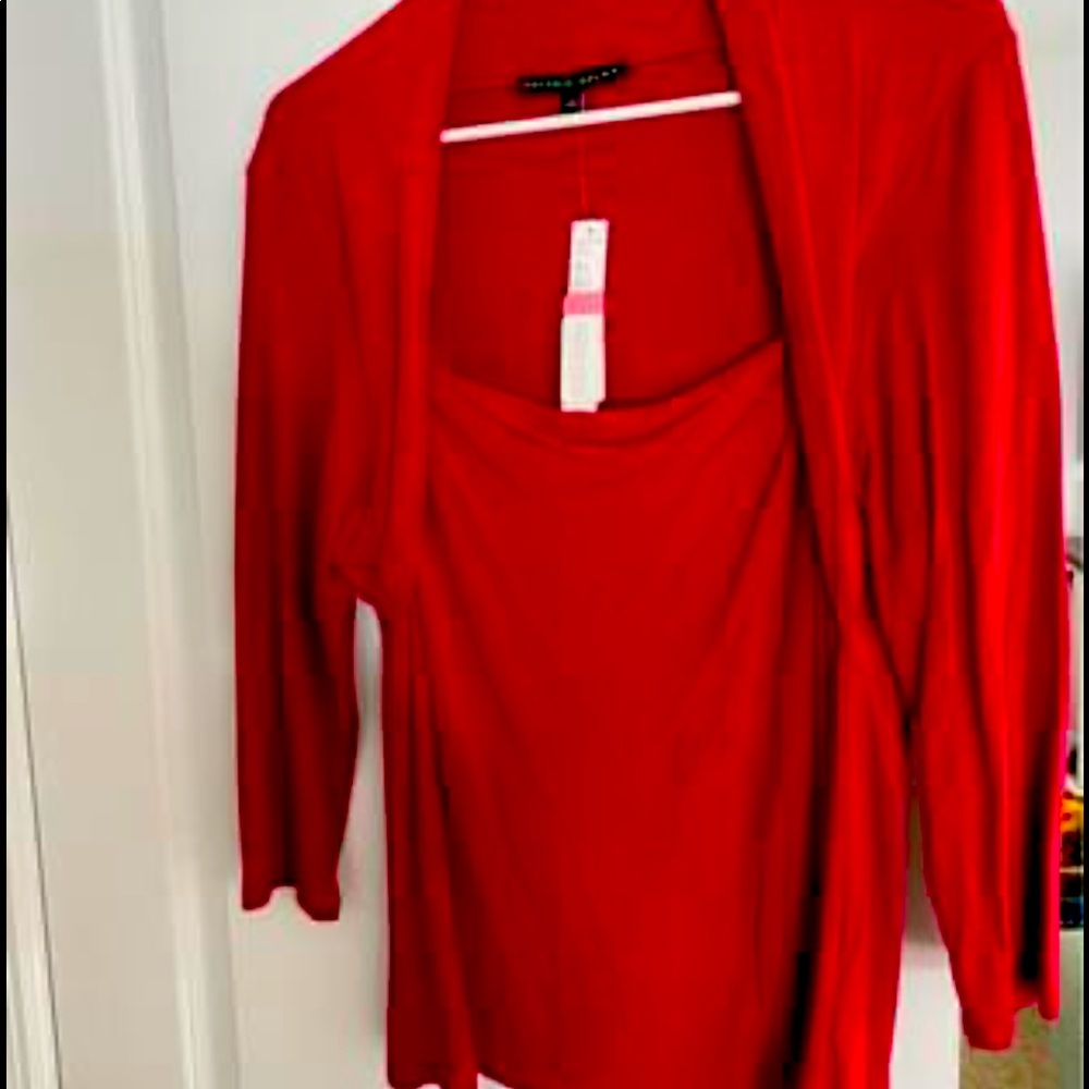 Antonio Melani Red Top, Large